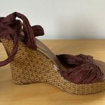 Nordstrom Boutique Ribbon Wedges Size 10 Photo 5