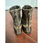 Prada  Vintage Brown Quilted Leather Retro Equestrian Sport Ankle Boots Size 9 Photo 10