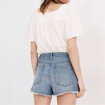 Madewell  Relaxed Denim Shorts in Homecrest Wash Ripped Edition Size 26 Photo 3
