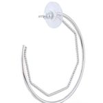 𝅺KENNETH Jay Lane Earrings Silver Photo 2