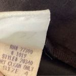 CW High Waist Velour Dress Pants Brown Size 4 Photo 3