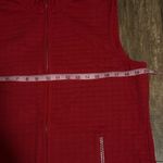 Karen Scott  Sport Red quilted Full Zip Vest With Pockets  Medium Photo 4