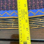 Vibrant Patterned Midi Skirt Brown Size 6 Photo 5