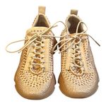 Steve Madden Steve‎ Madden Motivated Rhinestone Embellished Sneakers Blush Women Size 8.5M Photo 1