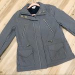 Crown & Ivy gingham rain jacket sz P Small Photo 1