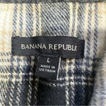 Banana Republic  Women’s Wool Blend Flannel Shirt Button Up Jacket Shacket Size L Photo 11
