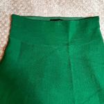 Ann Taylor  Kelly Green A-Line Midi Skirt SZ S Wool Blend Stretchy Xmas Holiday Photo 3