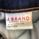 J Brand Shorts Blue Saturn Knee Length Cuffed Bermuda Shorts Sz 26 EUC Summer Photo 10