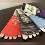Cosfash Healthy Yoga Grippy Toeless Yoga Socks Set | Bundle Red Photo 1