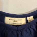 Moulinette Soeurs  Midnight Blue Blouse with White Embroidery Size Medium Photo 7