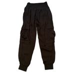 Cinq a Sept Giles Cargo Silky High Rise Jogger Black Pull On Pant, Sz XS Photo 7