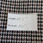 Lou & grey  Loft Brown and Black Houndstooth Knit Mock Turtleneck Top Size Small Photo 7