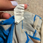 La Blanca  Island Goddess Over The Shoulder Sweetheart Tankini Blue Plus Size 22W Photo 4