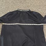 TCEC NWT  Navy Satin Blouse Sz M Photo 4