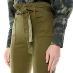 Alice + Olivia Jeans Good Paper Bag Skinny Pants Olive Size 26 *NWT* Photo 2