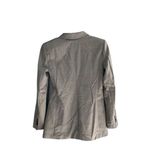 Ann Taylor Women's Gray Blazer Size 0 Single-Breasted One-Button Jacket Photo 1