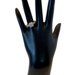 STERLING SILVER W/14K ROSE GOLD OVERLAY ACCENTS .33CTW GENUINE DIAMOND RING (7) Photo 6