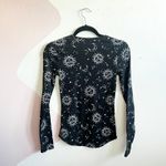 No Boundaries  Black Celestial Long Sleeve Top Whimsigoth Whimsical Witchy XS Photo 1