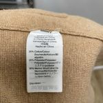 J.Crew  Merino Wool Blend Sweater Blazer Open Front Camel Brown Preppy size Small Photo 7