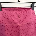 Nike Like New YOGA WOMENS RED POLKA DOT HIGH RISE 7/8 LEGGINGS SMALL Photo 3