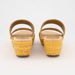 Anne Klein 🆕 Braided Goring Woven Zala Round Toe Wedge Slip On Heeled Sandal 9.5 Photo 3