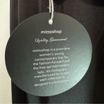 Mittoshop Black Satin Ruffle Top Open Back Strapless Cocktail Party Maxi Dress Photo 13