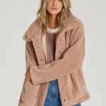 Billabong ✨ Cozy Days Sz Medium Jacket Womens Warm Sand✨ Photo 0