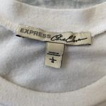 EXPRESS one eleven women L short sleeve Crewneck shift dress/swim cover white Photo 7