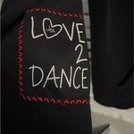 Peace Love World  black zippered hoodie Photo 6