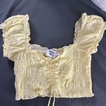 Princess Polly Yellow Top Photo 0