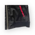 Lauren Moshi HTF: new  ᨎ Trishelle Bandana Lip Satin Bomber Jacket ᨎ Black Large Photo 10