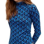 Urban Outfitters  Geometric Hearts Long Sleeve Knit Lightweight Sweater Women XS Photo 0