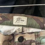 J.Crew Camo Cargo Toothpick Army Military Print High Rise Pant Photo 3