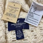 American Eagle  Cable Knit Cardigan Sweater Cream L/XL Women’s NWT Photo 3
