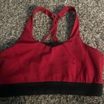 Roadrunner Korsa Red Running Sports Bra Photo 0