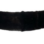 Vintage Elegant Black Mink Off The Shoulder Stole Collar Photo 9