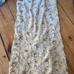 American Eagle Yellow Flower Dress Open Back Photo 1