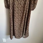 NEW O.P.T. Lenon Floral Midi Dress 8 Brown Photo 6