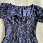 Yumi Kim NWOT  Blue Lace Mini Ruffle Lace Dress size XS Photo 3