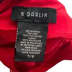 B Darlin  Red Halter Formal Maxi‎ Dress Photo 6