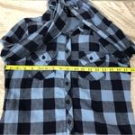 Ultra Flirt  button down flannel top junior size medium Photo 7