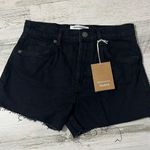 Reformation  Black Denim Shorts Size 25 NWT Photo 0