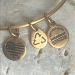 ALEX AND ANI  Rafaelian Gold Tone Adjustable Guardian of Answers Charm Bracelet Photo 3