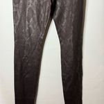 INC  Snake-Print Skinny Pants Brown 4 NWT Photo 3