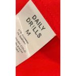 Daily Drills  Red Silk Midi Slip Dress Size M NEW Photo 2
