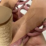 Veronica Beard  Bala Jute Suede Strappy Sandal Pink Women's Sz 8 382 Photo 10