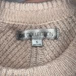 DE Collection Women’s Sweater Small Beige Knit Long Sleeve Pullover Crew Neck Tan Photo 2