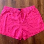 J. Crew Shorts Medium Pink High Waist Casual Linen Blend Preppy Pockets Summer Photo 0