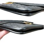 CELINE Vintage Women’s Envelope Clutch with Gold Tone Hardware Timeless Luxury Photo 8