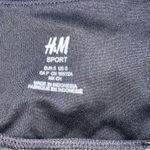 H&M Sport Women's Cropped Space Dyed Black Legging-Size S Photo 8